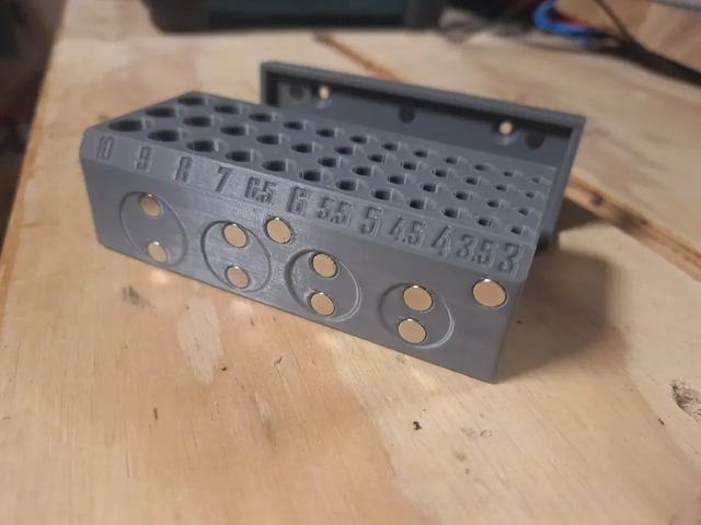 x1 Soportes desmontables para brocas y puntas