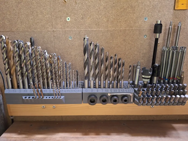 x1 Soportes desmontables para brocas y puntas