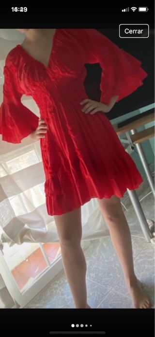 Vestido rojo elegante