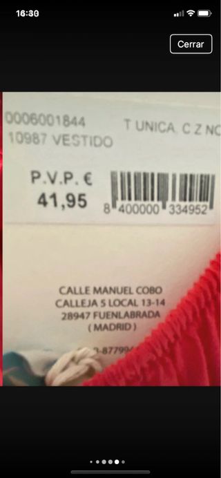 Vestido rojo elegante