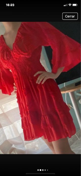 Vestido rojo elegante