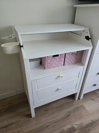 Cambiador Cómoda Bebé Ikea Sundvik