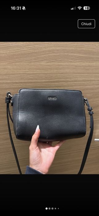 Borsa Liu Jo similpelle nera