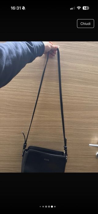 Borsa Liu Jo similpelle nera