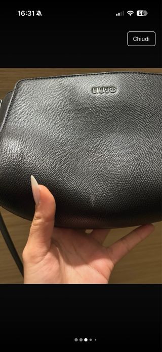 Borsa Liu Jo similpelle nera