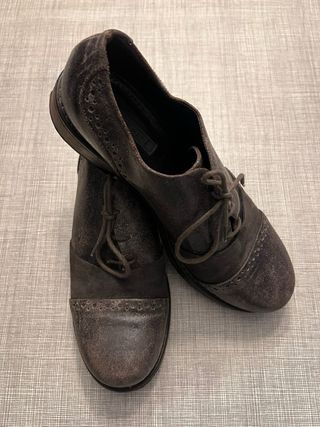 Zapatos Oxford Negros/Grises