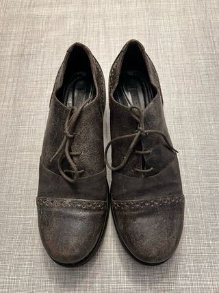 Zapatos Oxford Negros/Grises