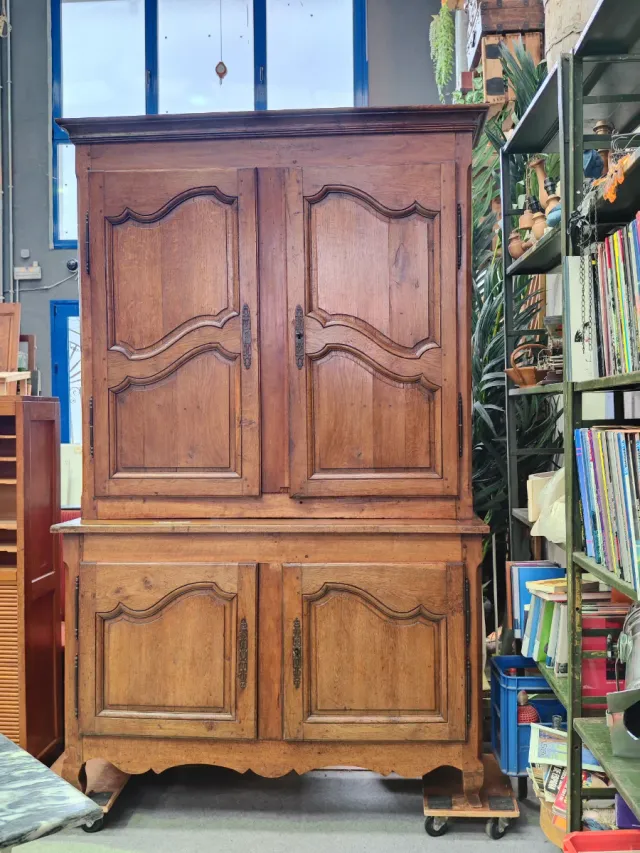 Aparador Francés Dos Cuerpos Madera