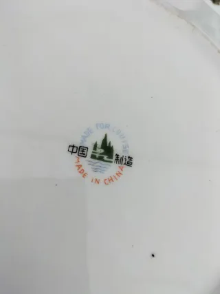 Antichi piatti di porcellana cinese