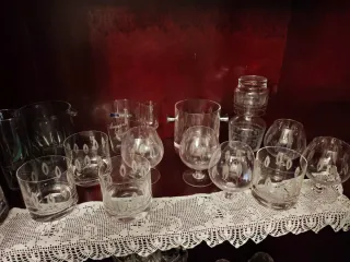 Cristalería Bohemia Vidrio Tallado