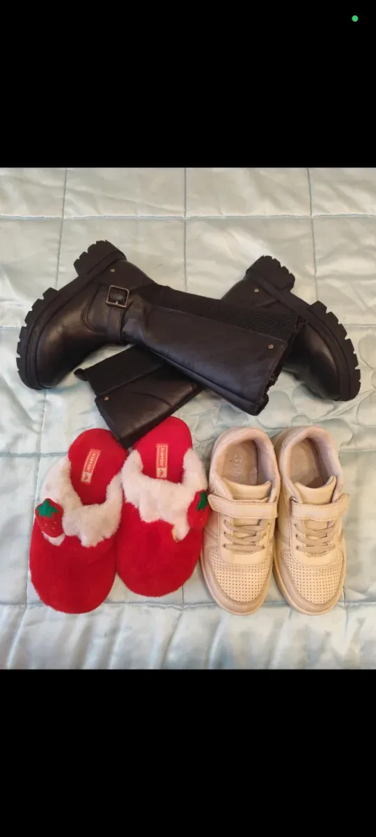 Lote de zapatillas y botas n 31