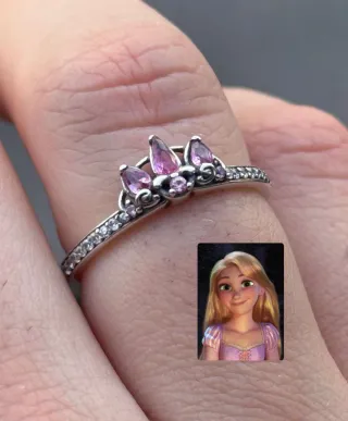 Anillos Plata princesas Disney