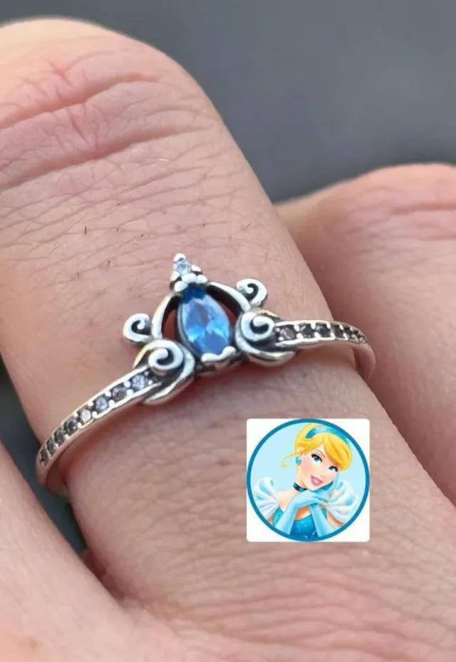 Anillos Plata princesas Disney