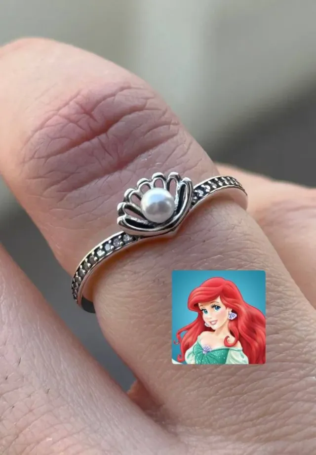 Anillos Plata princesas Disney