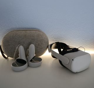 Gafas RV + Mandos + Caja + Accesorios