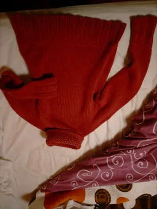 Jersey cuello alto fresa