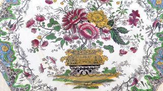 Fuente de porcelana “Mellor, Venables Co.”