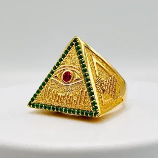 SIGILLO ILLUMINATI. Oro 18k.