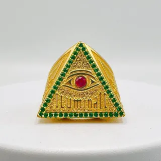 SIGILLO ILLUMINATI. Oro 18k.