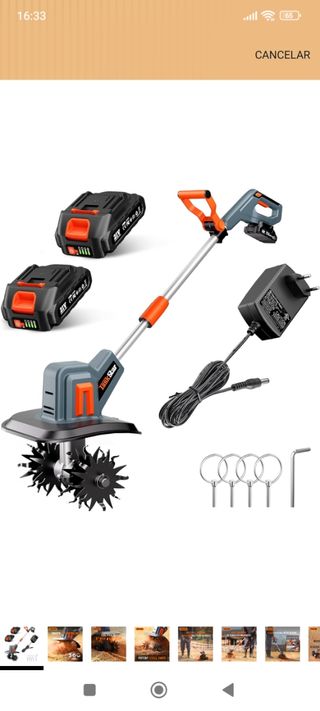 Alquilo motocultor eléctrico