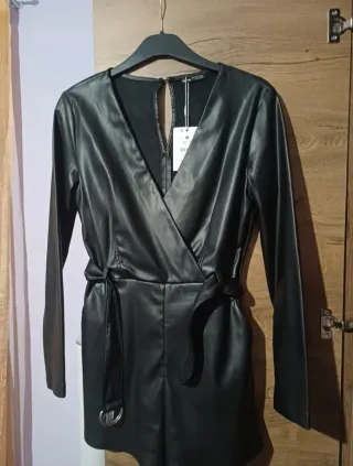 Mono efecto piel Stradivarius Talla M