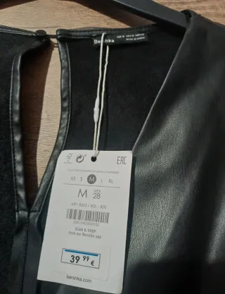 Mono efecto piel Stradivarius Talla M