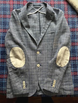 Americana de cuadros hombre