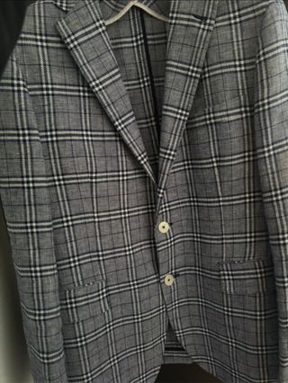 Americana de cuadros hombre