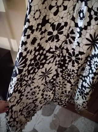 Vestido largo estampado fiesta