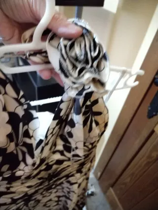 Vestido largo estampado fiesta