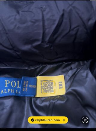 Abrigo Polo Ralph Lauren Negro