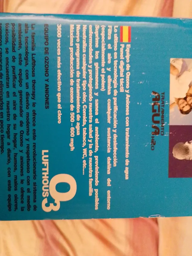 Generador de Ozono y Aniones LuftHous O3