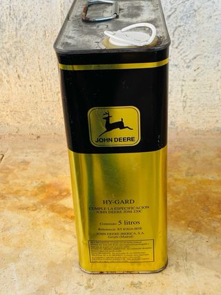 JOHN DEERE ACEITE MOTOR LATA ANTIGUA ESPAÑA retro