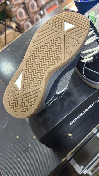 Zapatos Coolway Hombre Negro/Gris