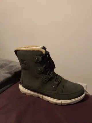 Botas Sorel Mujer Talla 41 Verde Sin Estrenar