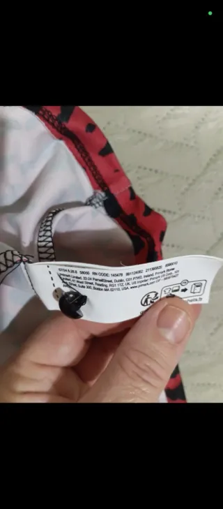 Vestido largo estampado leopardo talla M