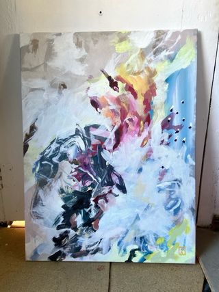 Pintura Abstracta Lienzo 60x80