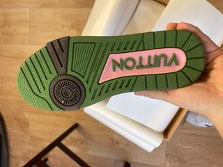 Zapatillas Louis Vuitton Verdes y Rosas