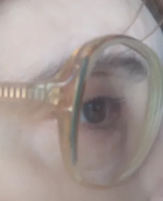 Gafas para graduar doradas y amarillas beige