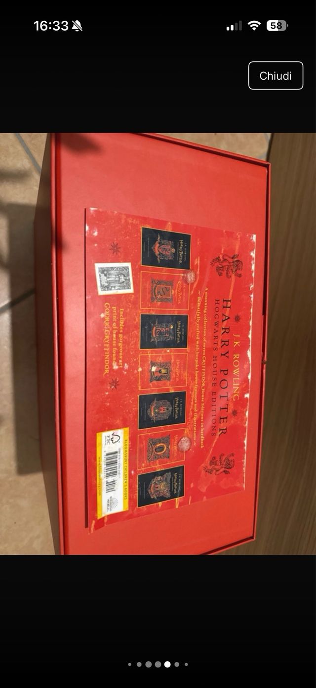 Harry Potter Gryffindor House Editions Hardback...