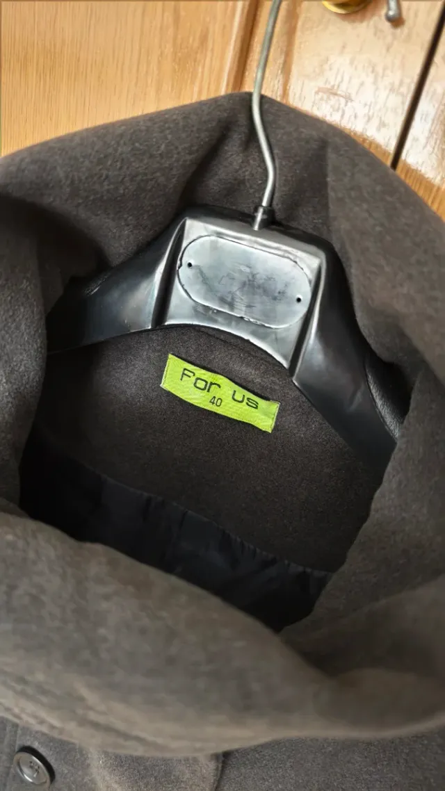 Cazadora invierno gris