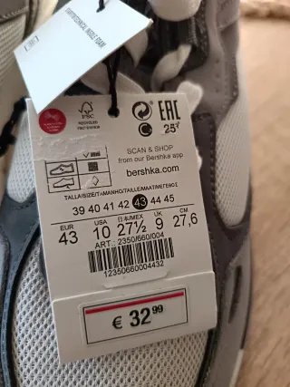 Zapatillas Bershka 43