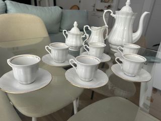 Juego de té/café porcelana fina