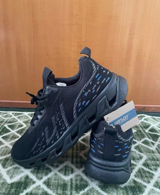 Scarpe uomo nere e blu taglia 43