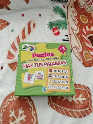 Puzles para jugar y aprender palabras