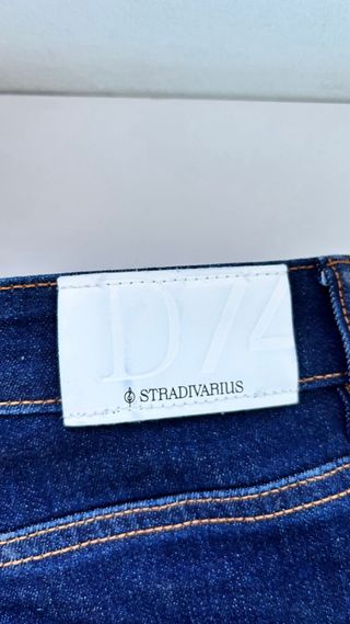 Pantalón campana azul marino