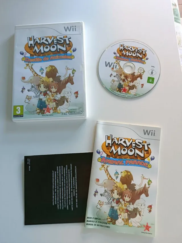 Juego Wii Harvest Moon desfile de animales  Raro