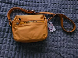Bolso bandolera amarillo Caminatta
