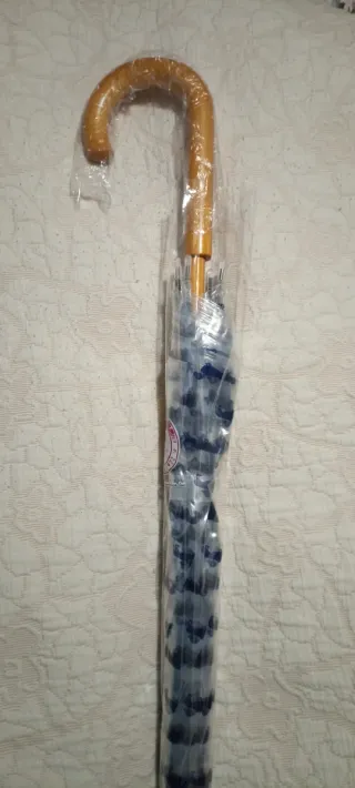 Paragüas transparente con perros.NUEVO.