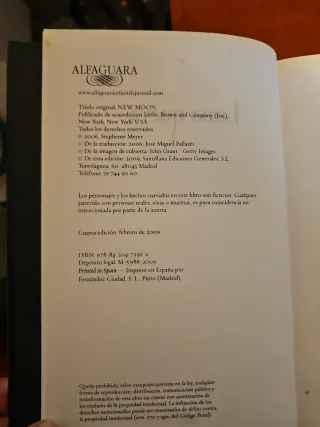 Luna nueva - Saga Crepúsculo